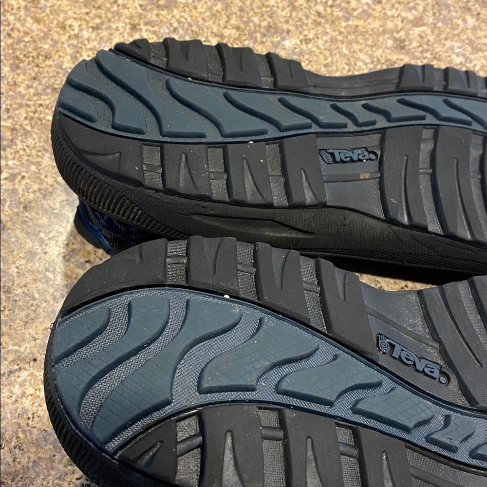 Teva Blue Black Gray Water Hiking Sport Sandals US Size 11 - Picture 5 of 17